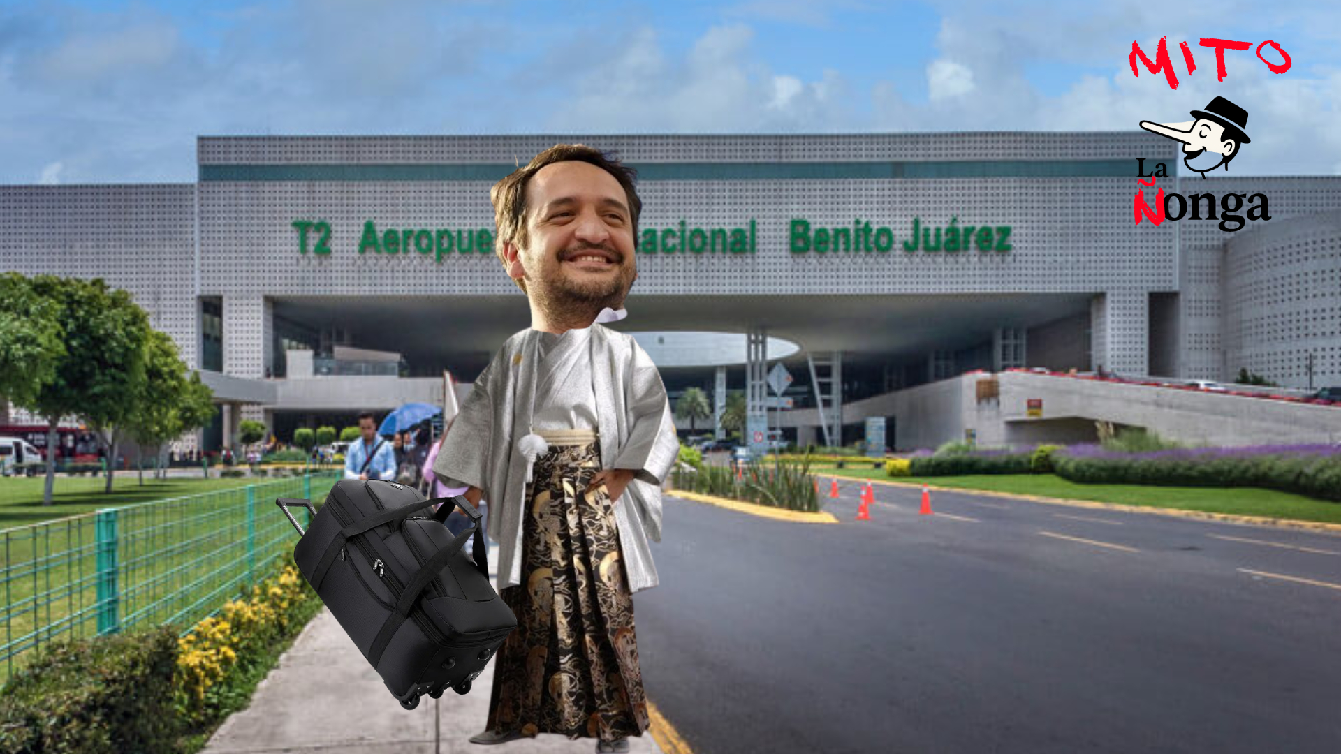 Circula foto de «Andy» a su regreso de Japón